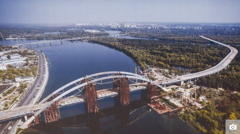 Кличко сказал, когда откроют Подольско-Воскресенский мост, который строили 30 лет